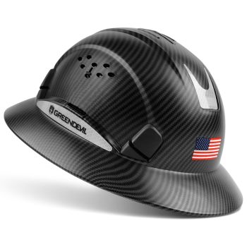 Full Brim Hard Hat Vented Construction Safety Helmet OSHA Approved Cascos De Construccion Work Hardhat for Men&Women 6 Point Adjustable Ratchet Suspension Custom Pattern Design