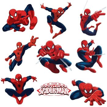 Spiderman Sticker Pack for Kids Room Wall Decor