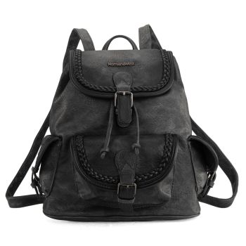 Backpack Purse for Women Distressed Drawstring Backpacks Casual Travel Daypack