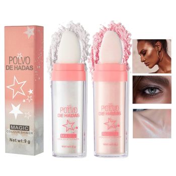 2 Pcs Polvo De Hadas Highlighter Powder Stick