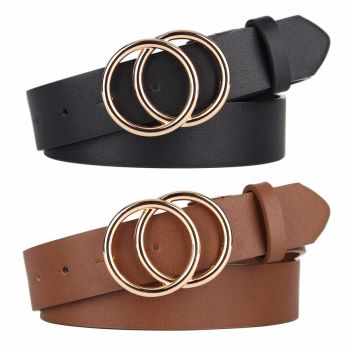 Pack 2 Women Belts for Jeans