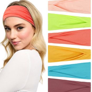 Headbands for Women Non Slip Wide Headbands for Women's Hair Women's Headbands Fashion Head Band Short Hair for Workout Yoga Sports Exercise Sweatbands Summer Hair Accessories Elastic Hair Band