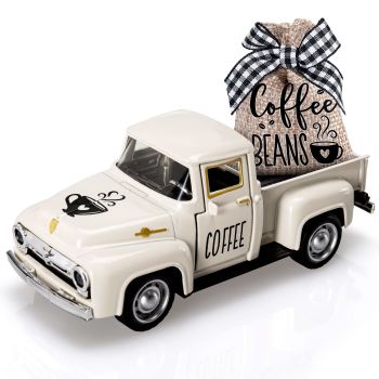 Coffee Decor for Coffee Bar Metal Truck