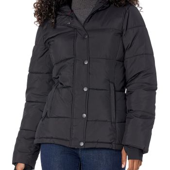 Women's Heavyweight Long-Sleeve Hooded Puffer Coat (Available in Plus Size)