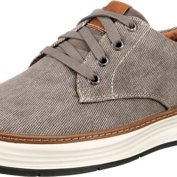 mens Skechers Men s Moreno Canvas Oxford Shoe