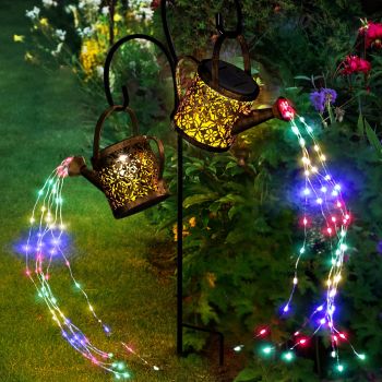 Solar Watering Can Lights Outdoor