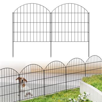 Metal Garden Fence 28in (H) x 11.7ft (L)