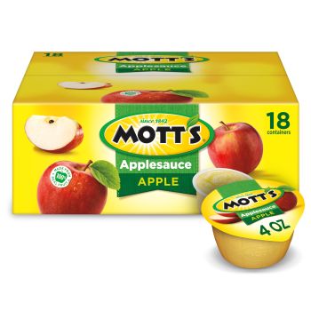 Applesauce, 4 Ounce Cup, 18 Count