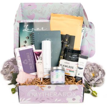 Self Care Subscription Box Kit With 8 Pampering Products In Wellness Gift Box -Relaxation Care Package