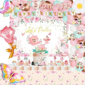 149 PCs Tea Party Decorations