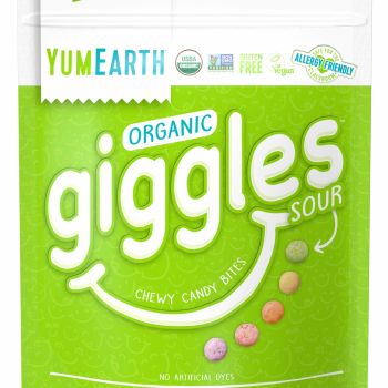 Organic Giggles Sour Chewy Candy Bites