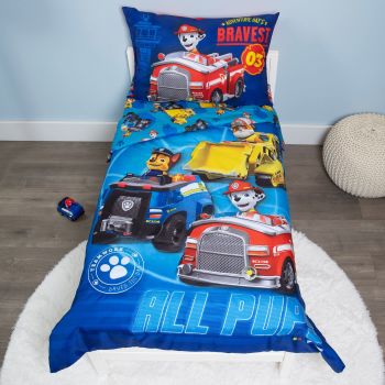 Calling All Pups 4 Piece Toddler Bedding Set