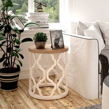 Rustic Farmhouse End Table