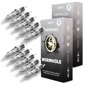 Cartridge Needles 50pcs Assorted Tattoo Needle Cartridges Round Liner Mixed 3RL 5RL 7RL 9RL 11RL (50pcs #12 Standard RL)