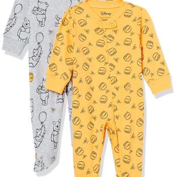 Disney l Marvel l Star Wars Unisex Babies' Cotton Footed Sleep and Play