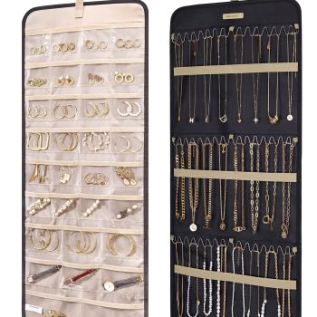 Hanging Jewelry Organizer Storage Roll