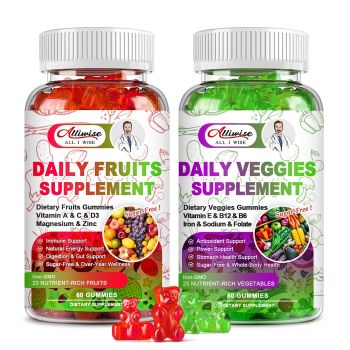 Sugar-Free Fruits and Veggies Gummies Supplement