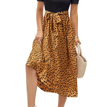 Summer Dress for Women Square Neck Work Midi Church Modest Teacher Dress