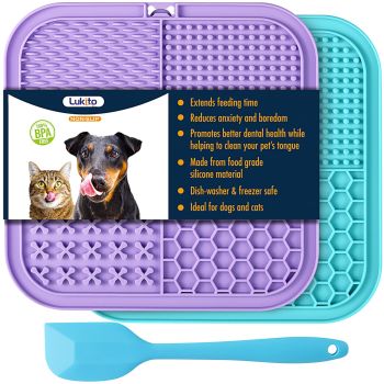 Licking Mat for Dogs & Cats 2 Pack