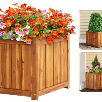 Idzo Hardwood Outdoor Flower Box