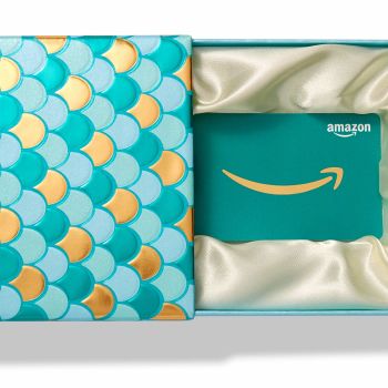 .com Gift Card in a Premium Teal and Gold Box
