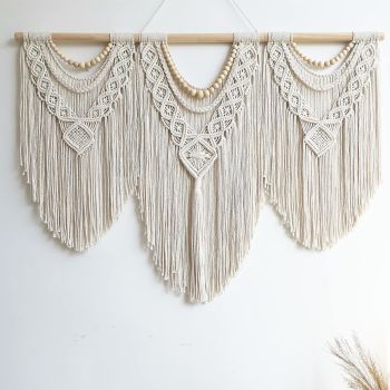 large macrame wall hanging