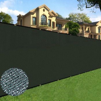6 feet x 50 feet Privacy Screen Fence Heavy Duty Fencing Mesh Shade Net Cover for Wall Garden Yard Backyard (6 ft X 50 ft