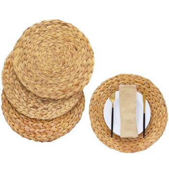 Artera Boho Round Woven Placemats