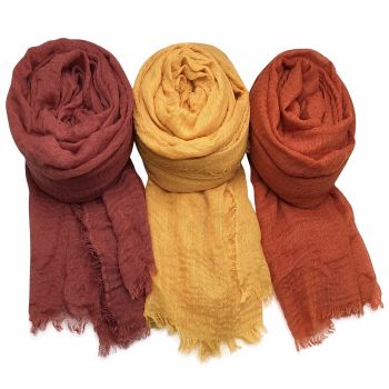 Women Scarf Shawl for All Season 3PCS Scarve Wrap Scarve C.