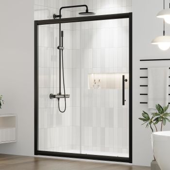 60.in W x 75.in Semi-Frameles Shower Door