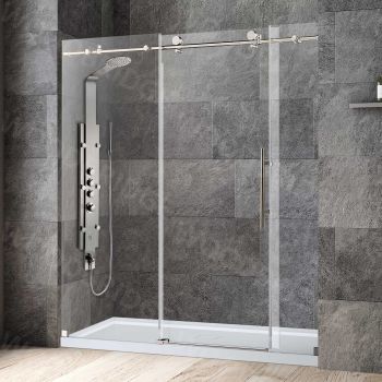 Frameless Shower Doors 68-72" Width x 76" Height