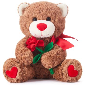 Bear Stuffed Animal Love Plush Toy