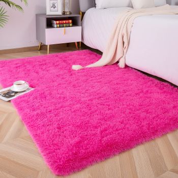 Soft Fluffy Area Rugs for Bedroom Kids Room Plush Shaggy Nursery Rug Furry Throw Carpets for Boys Girls