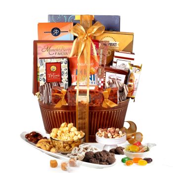 Chocolate Food Gift Basket Snack Gifts for Women