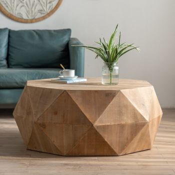 38" Modern Farmhouse Coffee Table