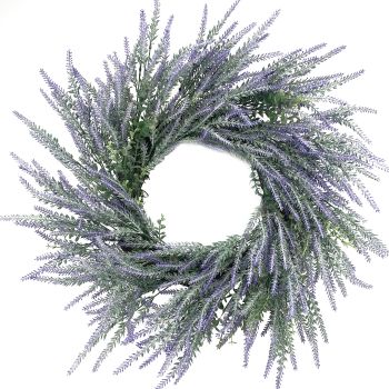 Lavender Front Door Wreath 24 Inch Spring Summer Purple Grapevine Farmhouse Large Wreath