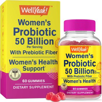 Women's  probiotic 50 billion per serving with prebiotic fiber