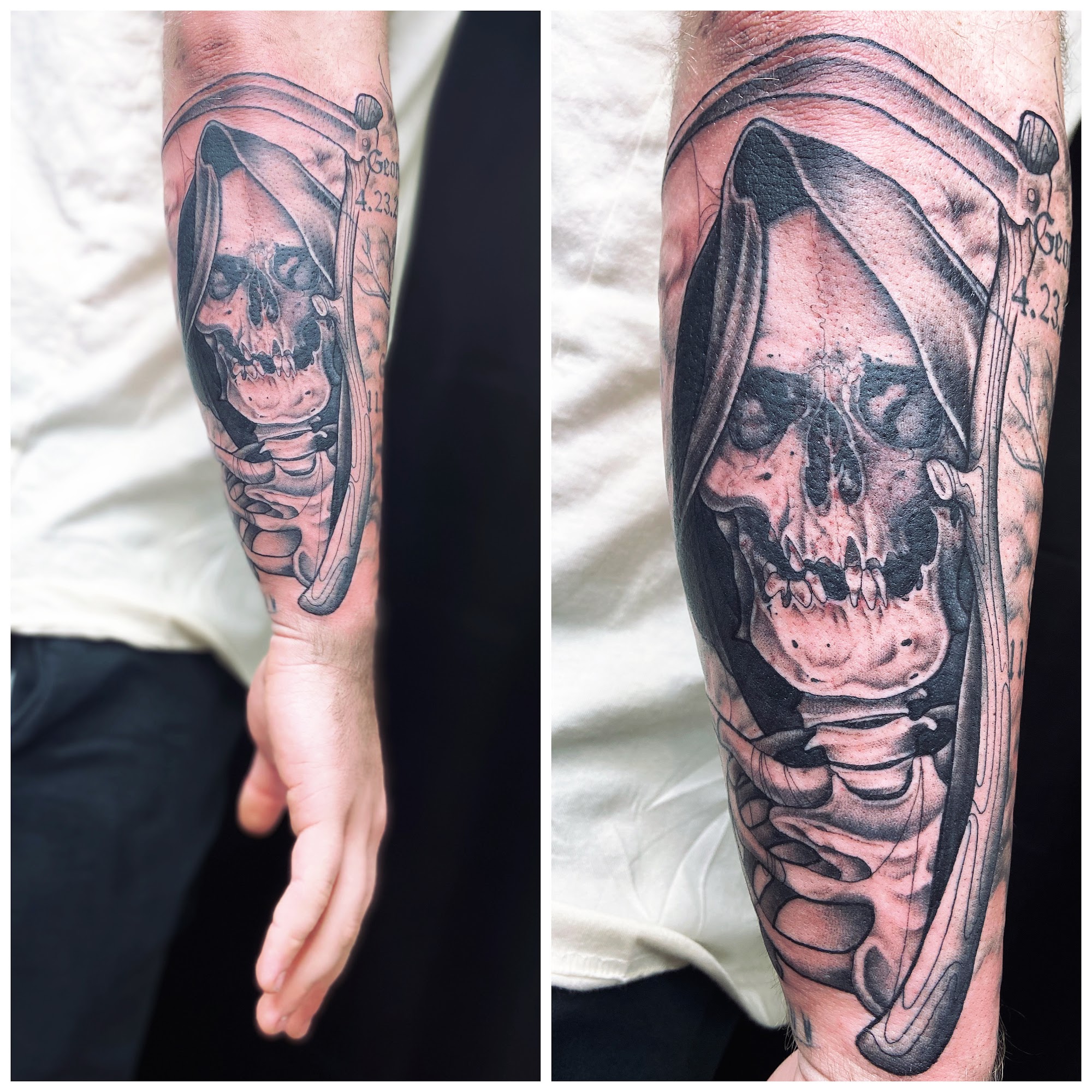 Skull With Scythe