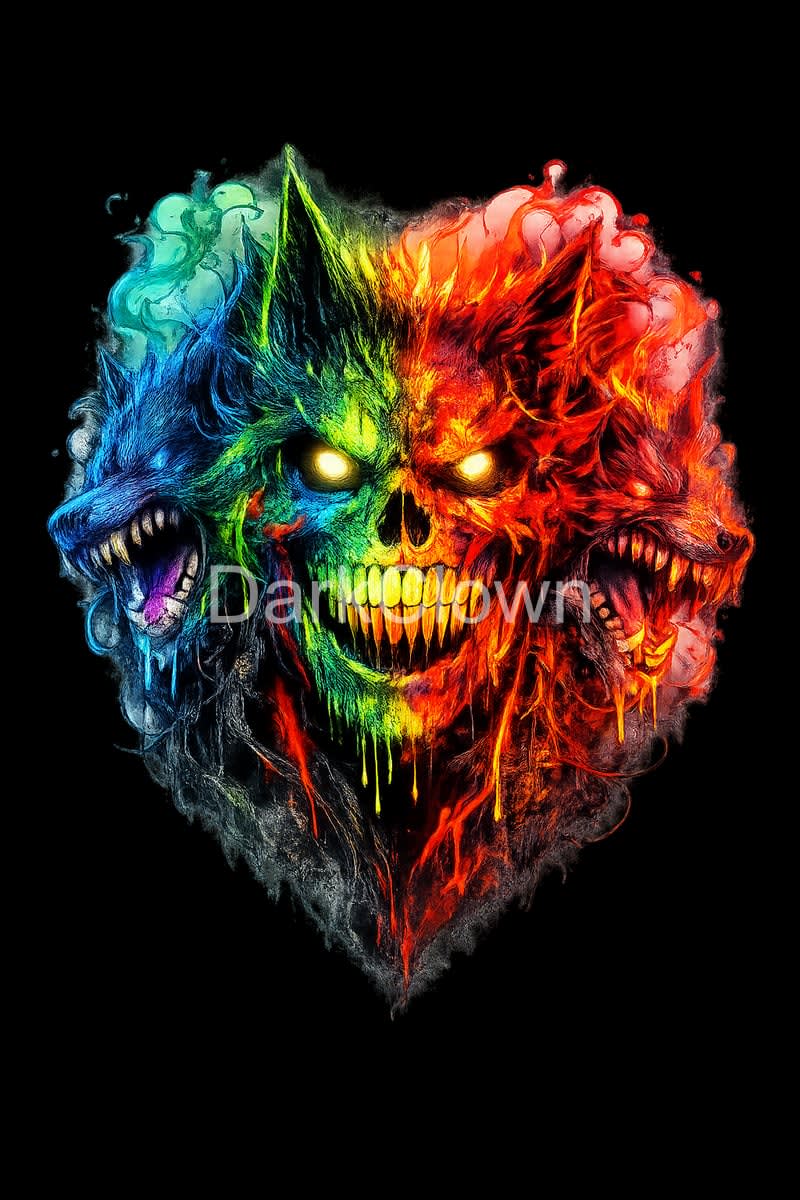Neon Alpha Wolf