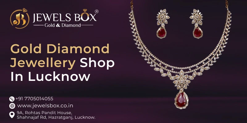 Gold diamond jewellery shop in Lucknow image