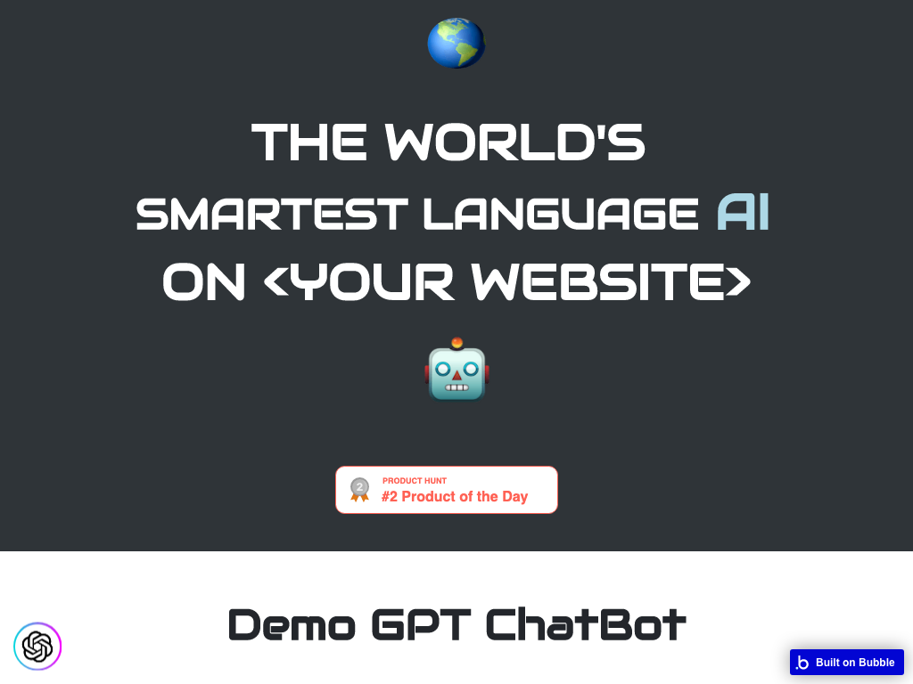Screenshot of automating customer conversations website