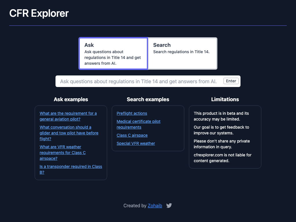 Preview image of CFR Explorer
