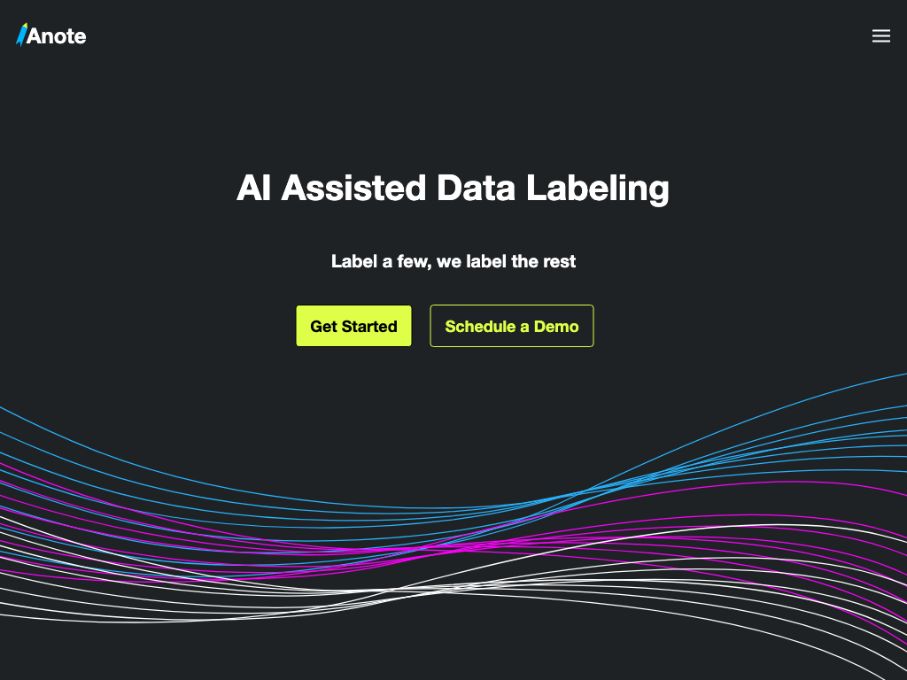 Preview image of Anote - AI Assisted Data Labeling