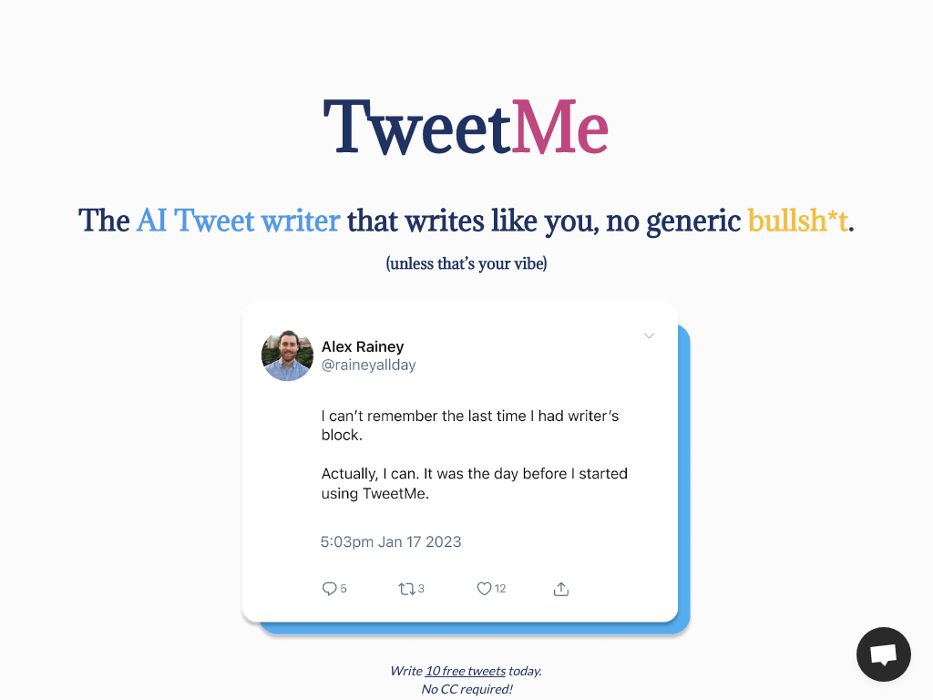 Screenshot of automated tweet generation, tracking engagement and scheduling website