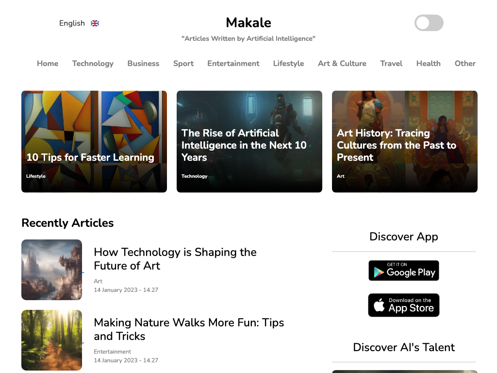 Preview image of Makale App