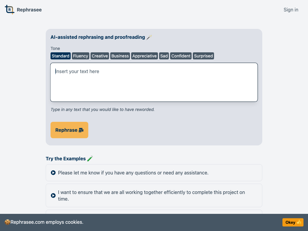 Preview image of Rephrasee