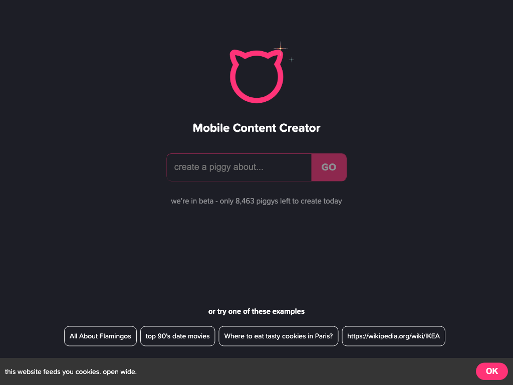 Screenshot of budgeting, tracking spending, setting goals and saving money website