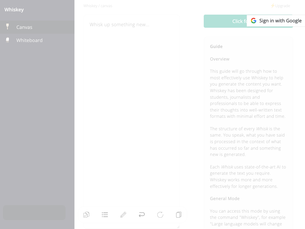 Preview image of Whiskey Canvas Whiteboard