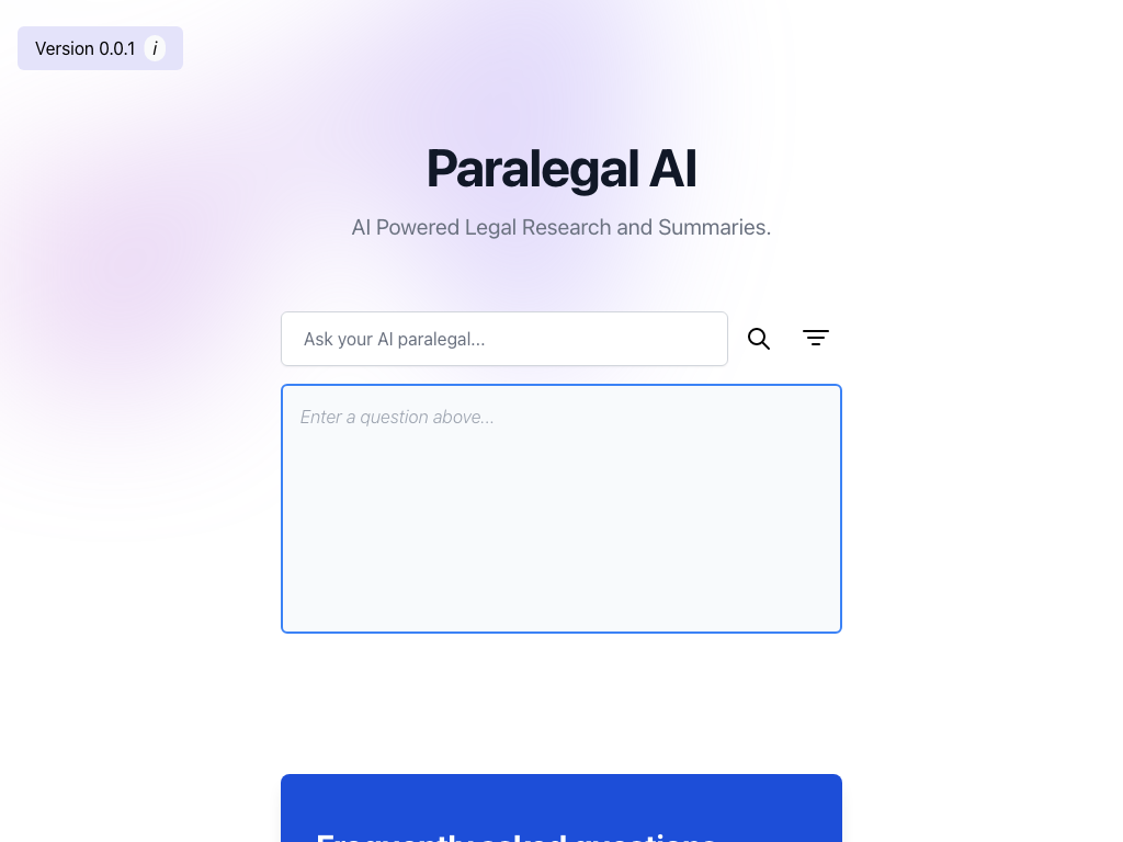 Preview image of Paralegal AI