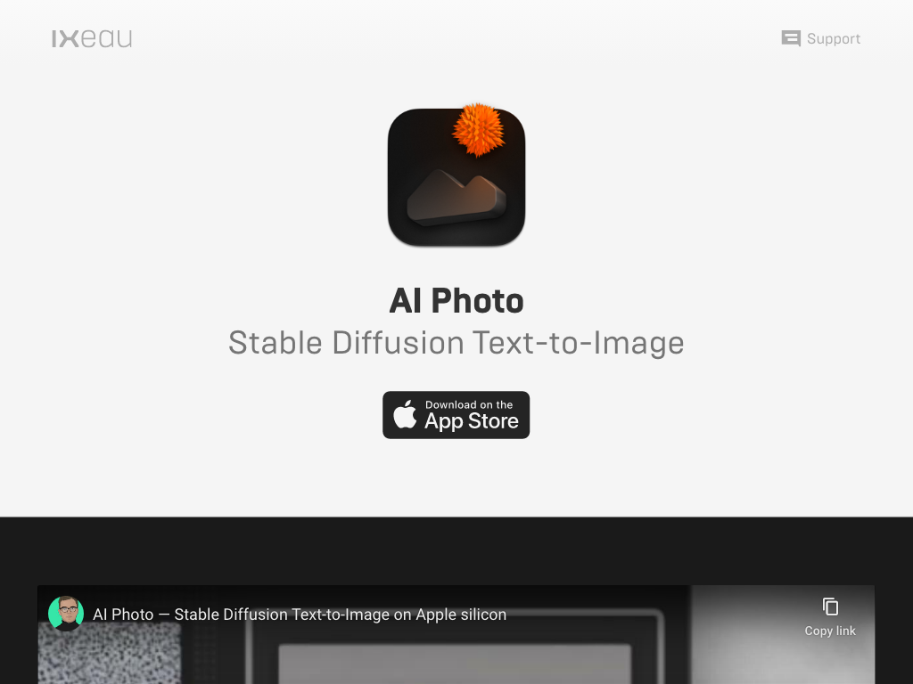 Screenshot of AI Tool for creating images from text descriptions website